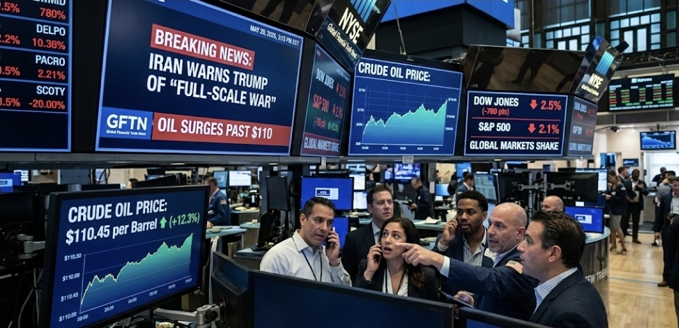Global Markets Shake as Iran Warns Trump of ‘Full-Scale War’ and Oil Surges Past $110
